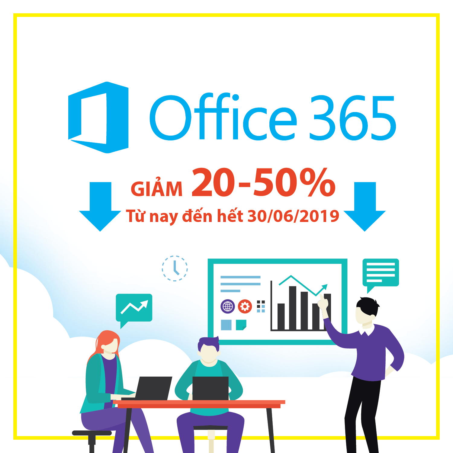 Microsoft Office 365 Carousel Ads Banners 2019 - Seal Design